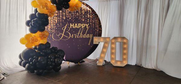 Had a 70 birthday party great place