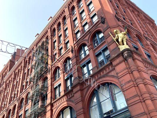 The one entrance to the San Gennaro Feast is near the Puck Building. 09/16/22