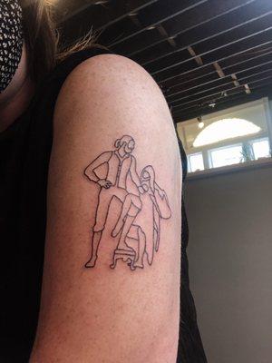 Fleetwood Mac tattoo by Bob Million!