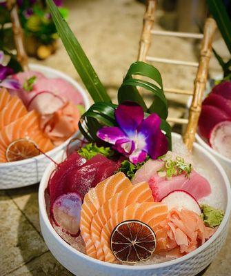 triple sushi or sashimi Appetizer