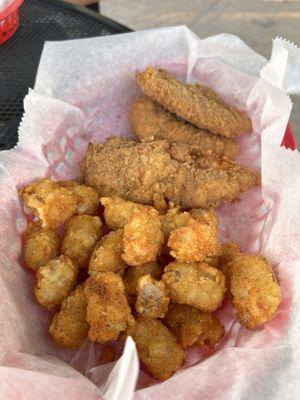 Chicken strip basket