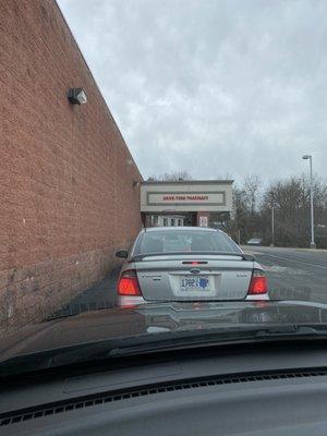 Extremely slow line for the drive up