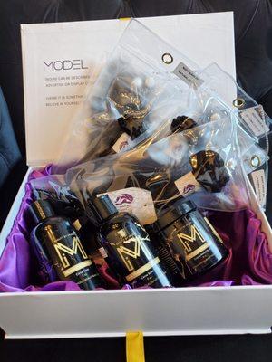 iModel Beauty Bar's bundles and hair care products ready to ship