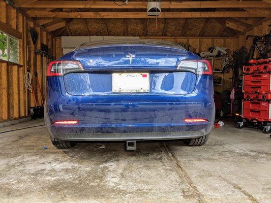 Tesla Model 3 Torklift EcoHitch install.