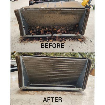 A/C cleaning