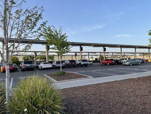 Solar covered parking