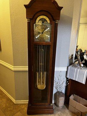 Grandfather Clock repaired