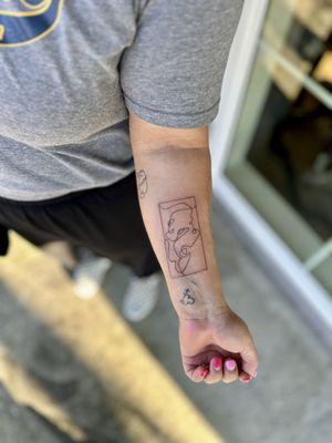 fine line tattoo