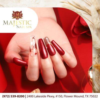 Step into a world of beauty with Majestic Nail Spa. Perfect nails, perfect you.