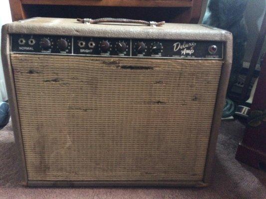 My old girl, still rocking after 34 years of 3-4 nights a week gigs. She sounds killer after a cleaning w/ De-Oxit.