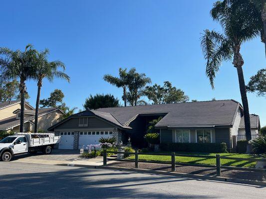 New Tile Reroof. Complete.