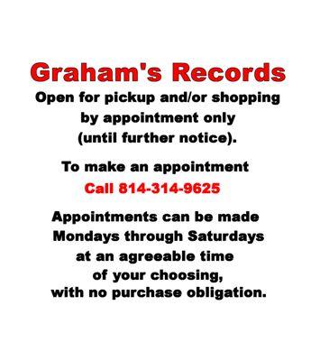 Graham's Records by Appointment