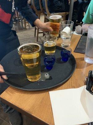 Sake bombs!