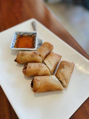 Duck spring rolls