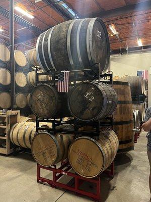 Whiskey barrels