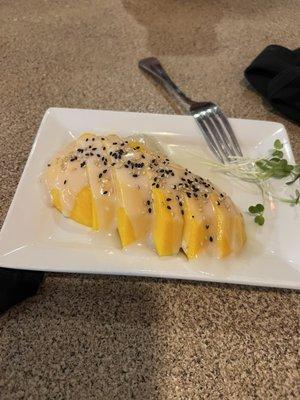 Mango and sticky rice