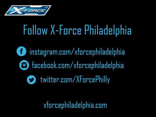 Stay Connected with all things X-Force Philadelphia