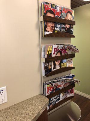 Magazines in Waiting room