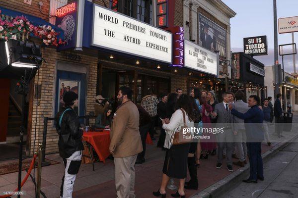 General Atmosphere at the world premiere of "The Astrid Experience" on March 23, 2023 outside the Laemmle Royal in Los Angeles, California.