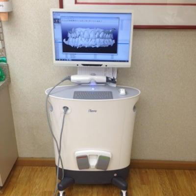 No more messy, gooey impressions to start your BRACES or INVISALIGN! Check our our new digital 3D scanner!