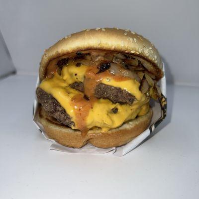 Double Trouble Cheeseburger