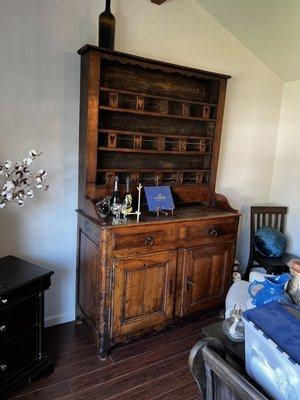 They moved this large china cabinet up a flight of stairs. Very professional