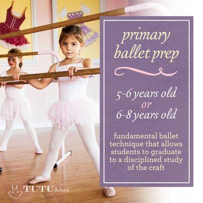 Primary Ballet Prep division.