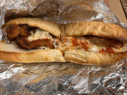 Fried Shrimp Sandwich (Parmesan)