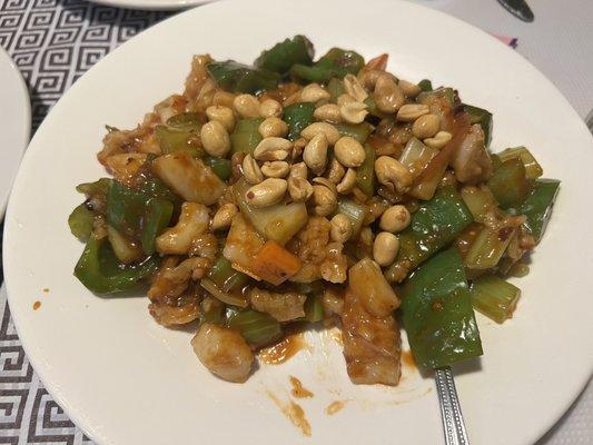 Kung pao scallops