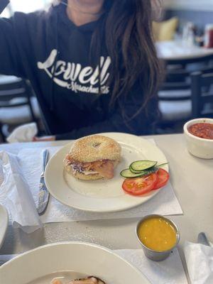 Smoked Salmon  Bagels