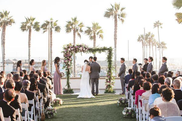 We adore that this gorgeous new event lawn is in our own backyard! Couples travel from all over the world to get married here.