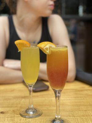 Mimosa and tequila mimosa