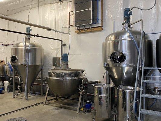 Fermenters and mash cooker