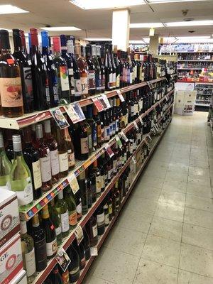 Large selection of wines to chose from!