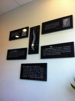 The wall of chiropractic wisdom?