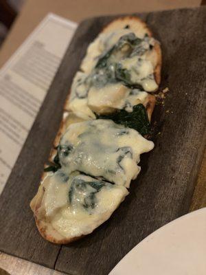 Spinach and Artichoke flatbread