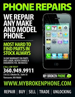 parts in stock for your repair