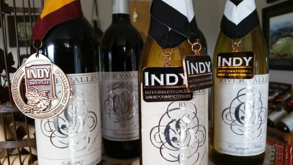 This is a small sample of their award-winning Wines.