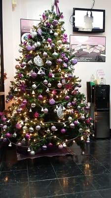 Purple Xmas tree