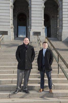 Kevin and Tim also frequent the Capitol to advocate for policies that help their clients.