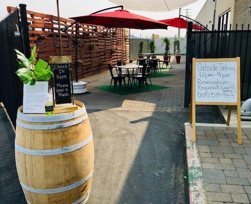 Outdoor Patio Seating