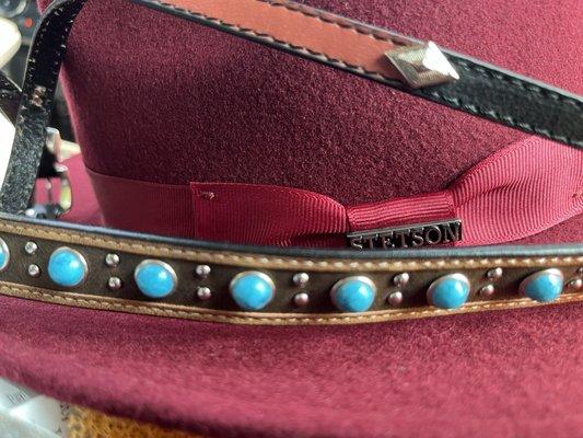 New Stetson with belted bling.