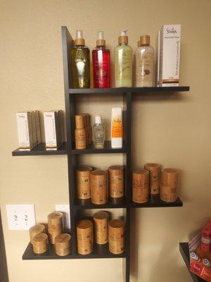 Some of our organic esthetic products.