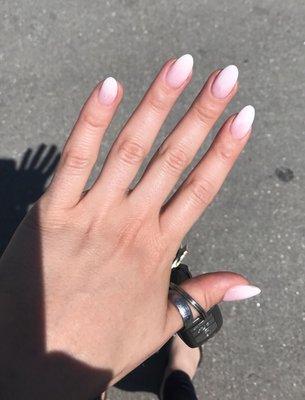 French ombré almond shape