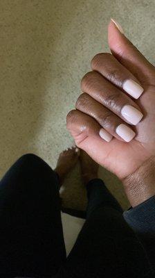 Gel mani and gel pedi