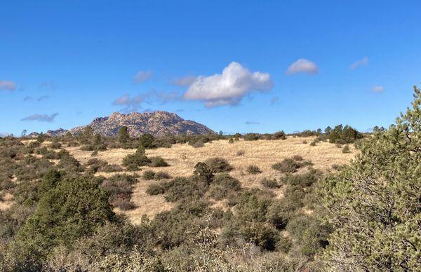 Granite Mountain from the north side of the park