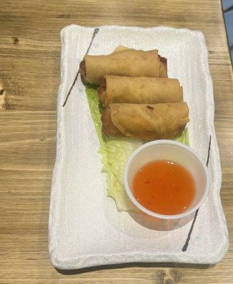 Pork spring rolls