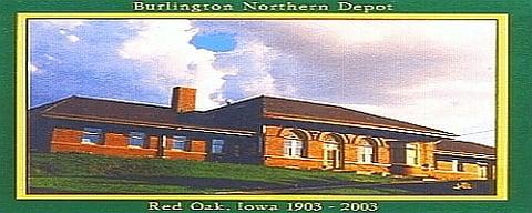 The Restored Burlington Northern Depot & World War II Memorial Museum
 Red Oak Iowa
 http://depothill.net