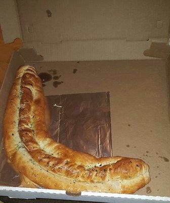 Apparently, this is their large "stromboli"??