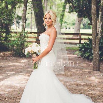 Beautiful Tan Cabana bride